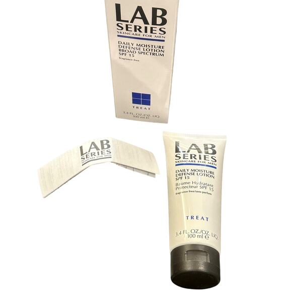 Lab Series Daily Moisture Defense Lotion 3.4 oz/100 ml NIB Broad Spectrum SPF 15 - Picture 2 of 4